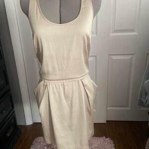 Ann Taylor Cream Mini Dress